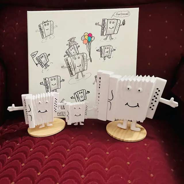 Custom 3d figure frome drawing 