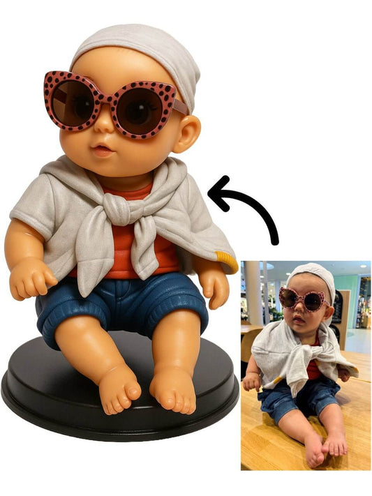 Your Figure in a Personalized Sculpture with a Base - Mopoly